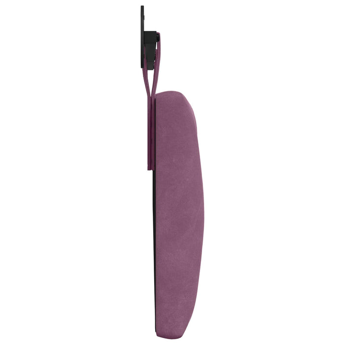 Cap de pat suspendat Pe perete Violet 210 x 55 x 7 cm Catifea WALTI