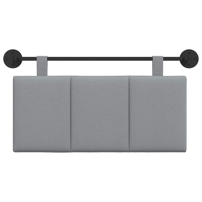 Cap de pat suspendat Dungi Gri deschis 90 x 55 x 5 cm țesătură - WALTI WALTI