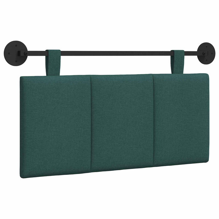 Cap de pat suspendat Dungi Verde închis 90 x 55 x 5 cm țesătură - WALTI WALTI