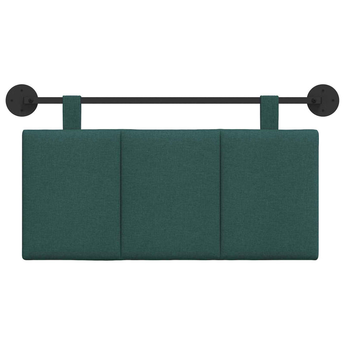 Cap de pat suspendat Dungi Verde închis 90 x 55 x 5 cm țesătură - WALTI WALTI