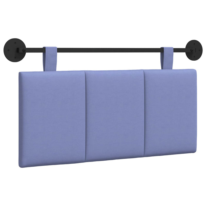 Cap de pat suspendat Albastru Jeans 90 x 55 x 5 cm țesătură - WALTI WALTI
