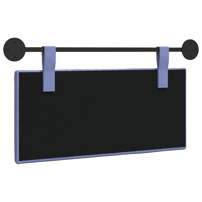 Cap de pat suspendat Albastru Jeans 90 x 55 x 5 cm țesătură - WALTI WALTI