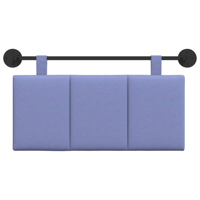 Cap de pat suspendat Albastru Jeans 90 x 55 x 5 cm țesătură - WALTI WALTI