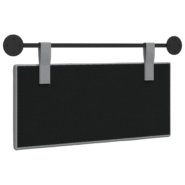 Cap de pat suspendat Dungi Gri deschis 100 x 55 x 5 cm țesătură - WALTI WALTI