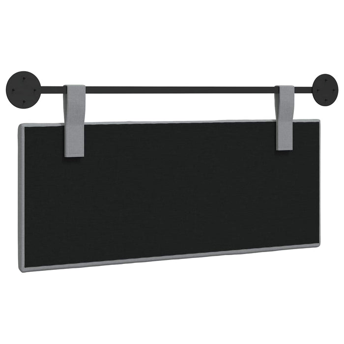 Cap de pat suspendat Dungi Gri deschis 110 x 55 x 5 cm țesătură - WALTI WALTI