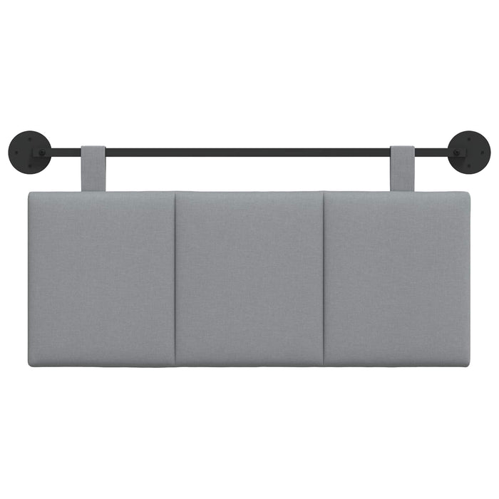 Cap de pat suspendat Dungi Gri deschis 110 x 55 x 5 cm țesătură - WALTI WALTI