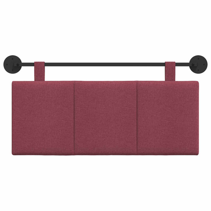 Cap de pat suspendat Dungi Roșu Vin 110 x 55 x 5 cm țesătură - WALTI WALTI