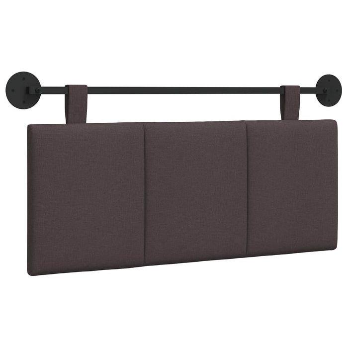 Cap de pat suspendat Dungi Maro închis 110 x 55 x 5 cm țesătură - WALTI WALTI