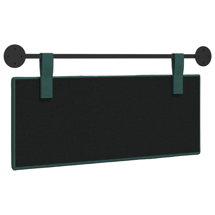 Cap de pat suspendat Verde închis 110 x 55 x 5 cm țesătură - WALTI WALTI