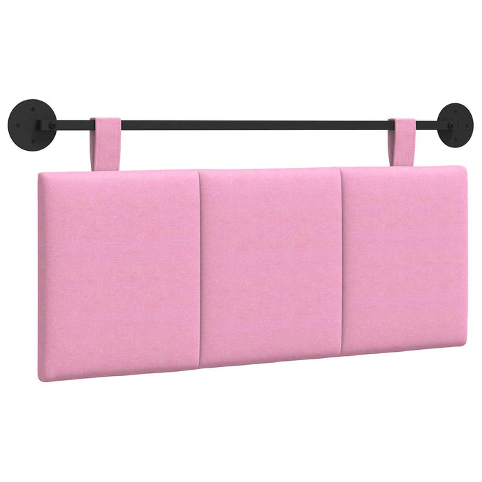 Cap de pat suspendat Pe perete Roz 110 x 55 x 5 cm țesătură - WALTI WALTI
