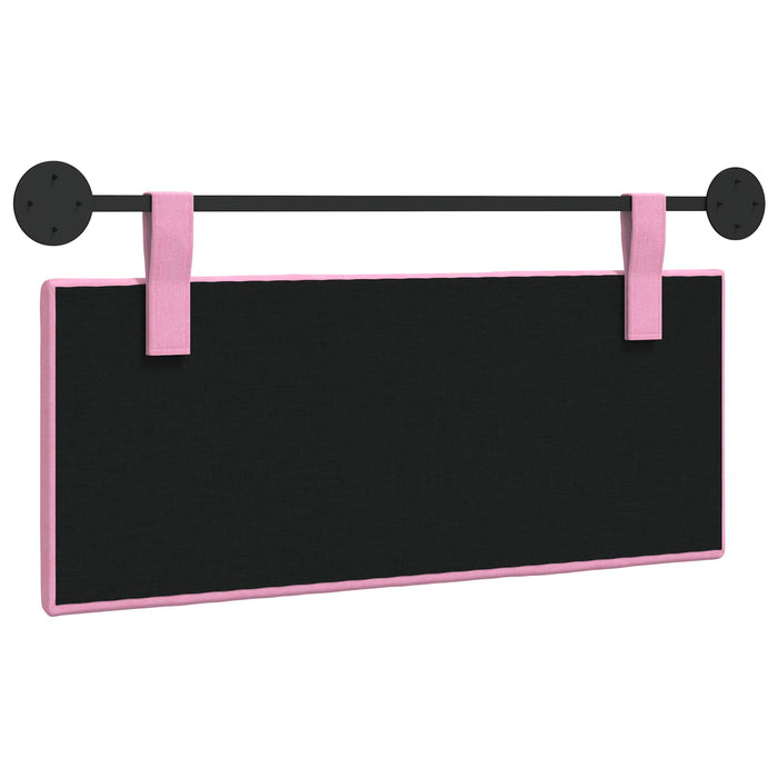 Cap de pat suspendat Pe perete Roz 110 x 55 x 5 cm țesătură - WALTI WALTI