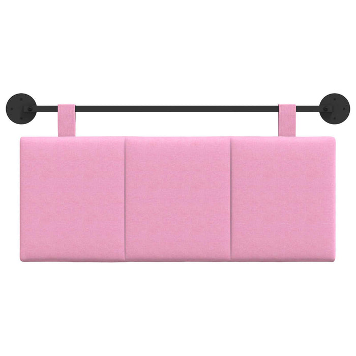 Cap de pat suspendat Pe perete Roz 110 x 55 x 5 cm țesătură - WALTI WALTI