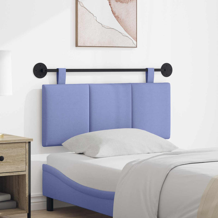 Cap de pat suspendat Albastru Jeans 110 x 55 x 5 cm țesătură - WALTI WALTI