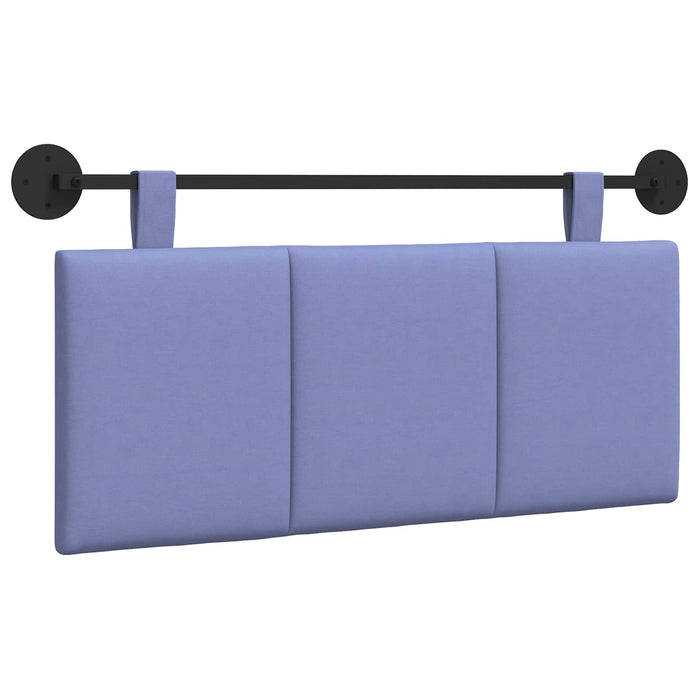 Cap de pat suspendat Albastru Jeans 110 x 55 x 5 cm țesătură - WALTI WALTI