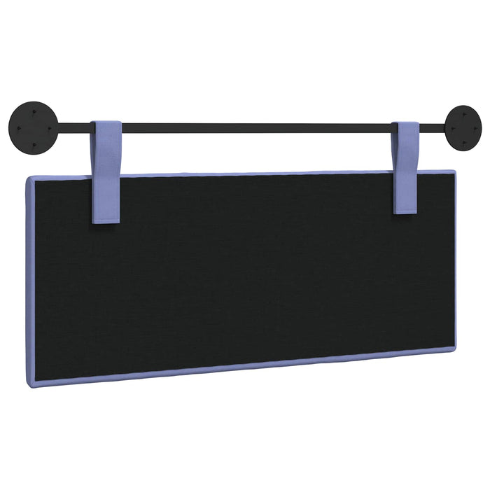 Cap de pat suspendat Albastru Jeans 110 x 55 x 5 cm țesătură - WALTI WALTI