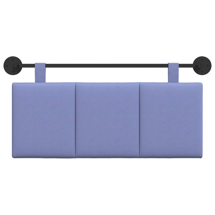 Cap de pat suspendat Albastru Jeans 110 x 55 x 5 cm țesătură - WALTI WALTI