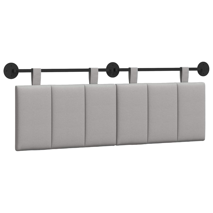 Cap de pat suspendat Dungi Gri nori 150 x 55 x 5 cm țesătură - WALTI WALTI
