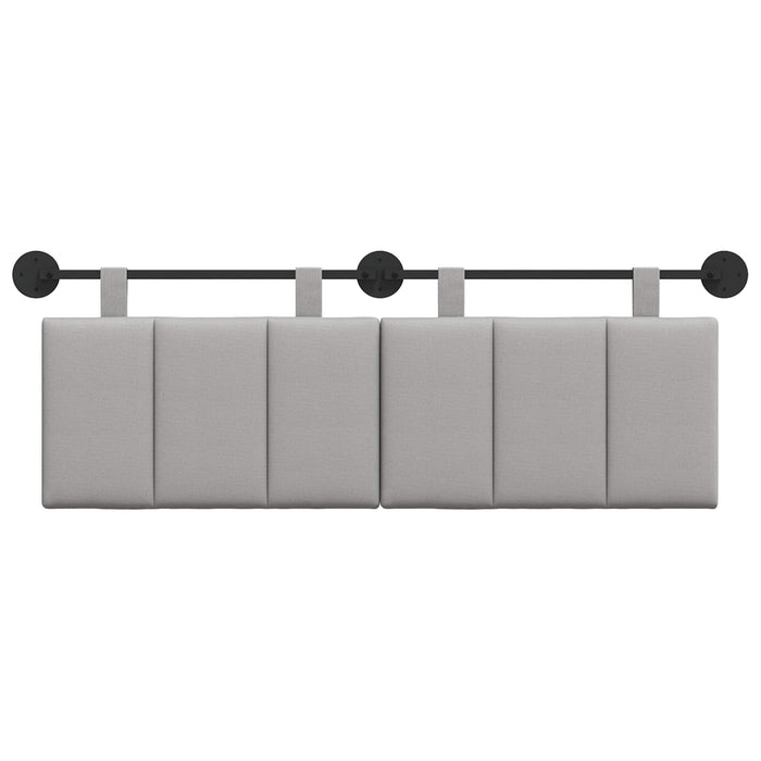 Cap de pat suspendat Dungi Gri nori 150 x 55 x 5 cm țesătură - WALTI WALTI