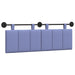 Cap de pat suspendat Albastru Jeans 150 x 55 x 5 cm țesătură - WALTI WALTI