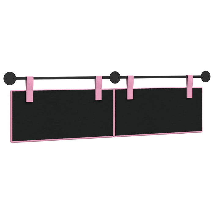 Cap de pat suspendat Pe perete Roz 170 x 55 x 5 cm țesătură - WALTI WALTI