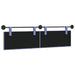 Cap de pat suspendat Albastru Jeans 170 x 55 x 5 cm țesătură - WALTI WALTI