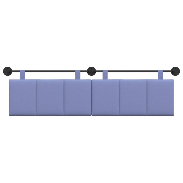 Cap de pat suspendat Albastru Jeans 170 x 55 x 5 cm țesătură - WALTI WALTI