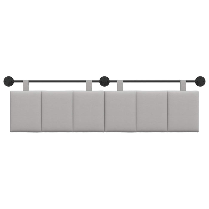 Cap de pat suspendat Dungi Gri nori 190 x 55 x 5 cm țesătură - WALTI WALTI