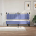 Cap de pat suspendat Albastru Jeans 190 x 55 x 5 cm țesătură - WALTI WALTI