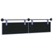 Cap de pat suspendat Albastru Jeans 210 x 55 x 5 cm țesătură - WALTI WALTI