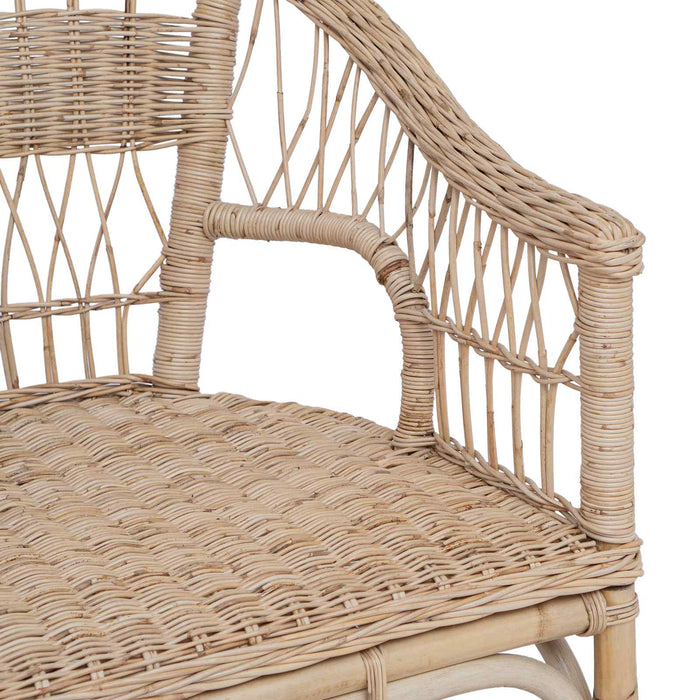 Scaun stivuibil natural 60 x 60 x 81 cm Ratan - WALTI WALTI