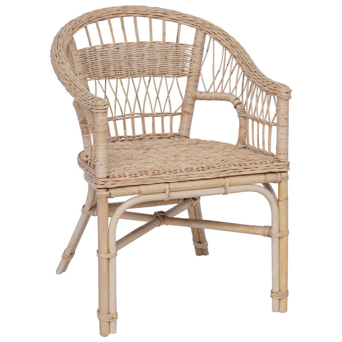 Scaun stivuibil natural 60 x 60 x 81 cm Ratan - WALTI WALTI