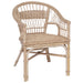 Scaun stivuibil natural 60 x 60 x 81 cm Ratan - WALTI WALTI