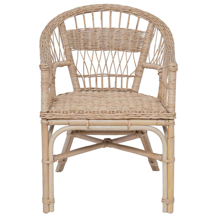 Scaun stivuibil natural 60 x 60 x 81 cm Ratan - WALTI WALTI