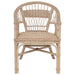 Scaun stivuibil natural 60 x 60 x 81 cm Ratan - WALTI WALTI