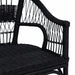 Scaun stivuibil Negru 60 x 60 x 81 cm Ratan - WALTI WALTI