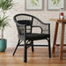 Scaun stivuibil Negru 60 x 60 x 81 cm Ratan - WALTI WALTI