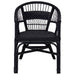 Scaun stivuibil Negru 60 x 60 x 81 cm Ratan - WALTI WALTI