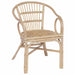 Scaun stivuibil natural 58 x 60 x 81 cm Ratan - WALTI WALTI