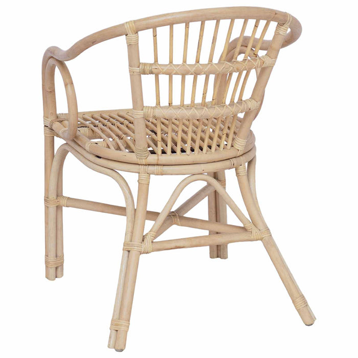 Scaun stivuibil natural 58 x 60 x 81 cm Ratan - WALTI WALTI