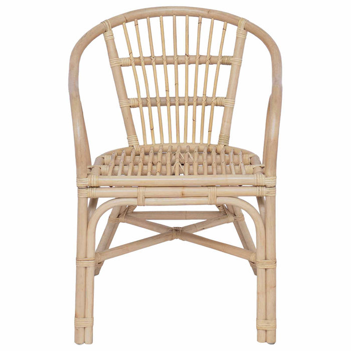 Scaun stivuibil natural 58 x 60 x 81 cm Ratan - WALTI WALTI