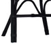 Scaun stivuibil Negru 58 x 60 x 81 cm Ratan - WALTI WALTI