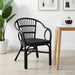 Scaun stivuibil Negru 58 x 60 x 81 cm Ratan - WALTI WALTI