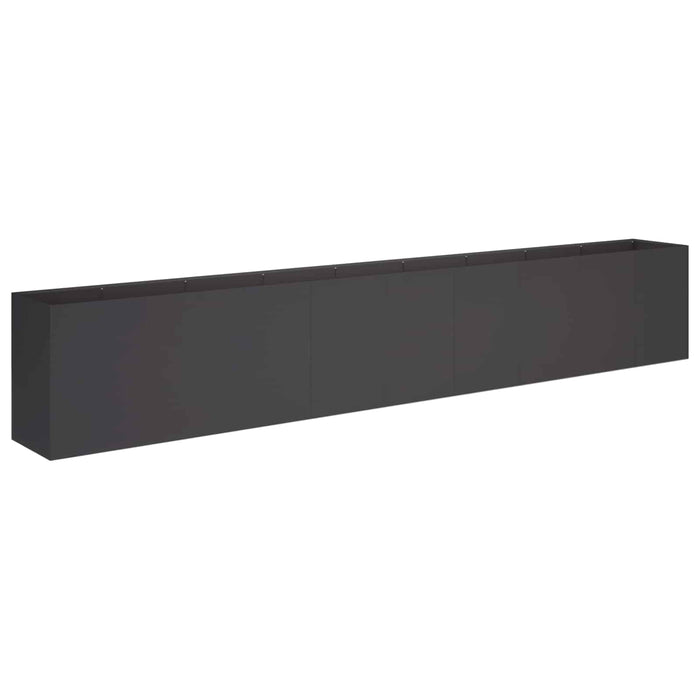Vază pentru Grădină Negru 360 x 40 x 60 cm Oțel laminat la rece - WALTI WALTI