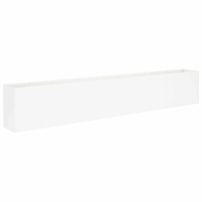 Vază pentru Grădină Alb 360 x 40 x 60 cm Oțel laminat la rece - WALTI WALTI
