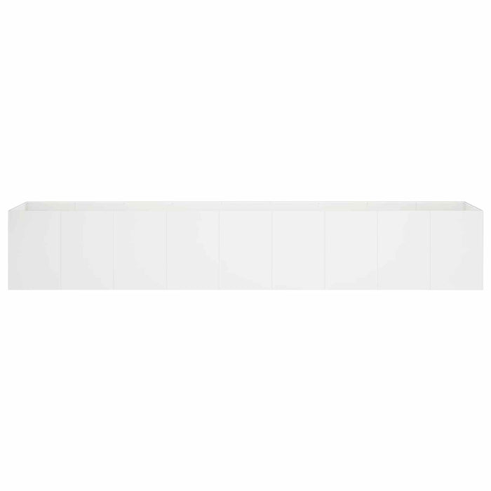 Vază pentru Grădină Alb 360 x 40 x 60 cm Oțel laminat la rece - WALTI WALTI
