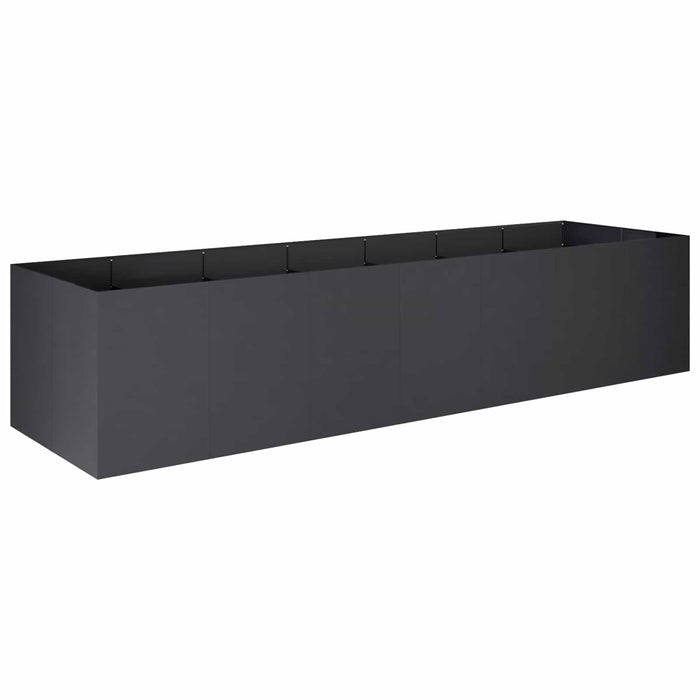 Vază pentru Grădină Negru 280 x 80 x 60 cm Oțel laminat la rece - WALTI WALTI