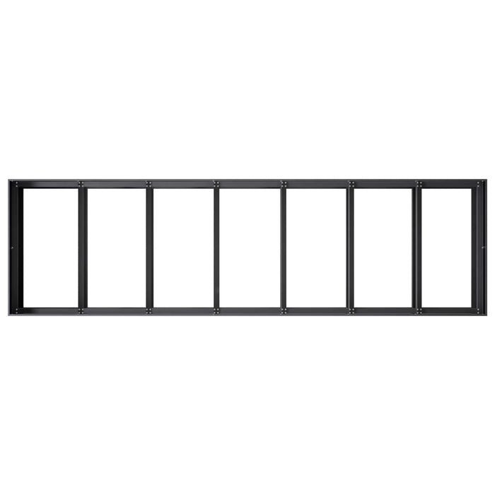 Vază pentru Grădină Negru 280 x 80 x 60 cm Oțel laminat la rece - WALTI WALTI