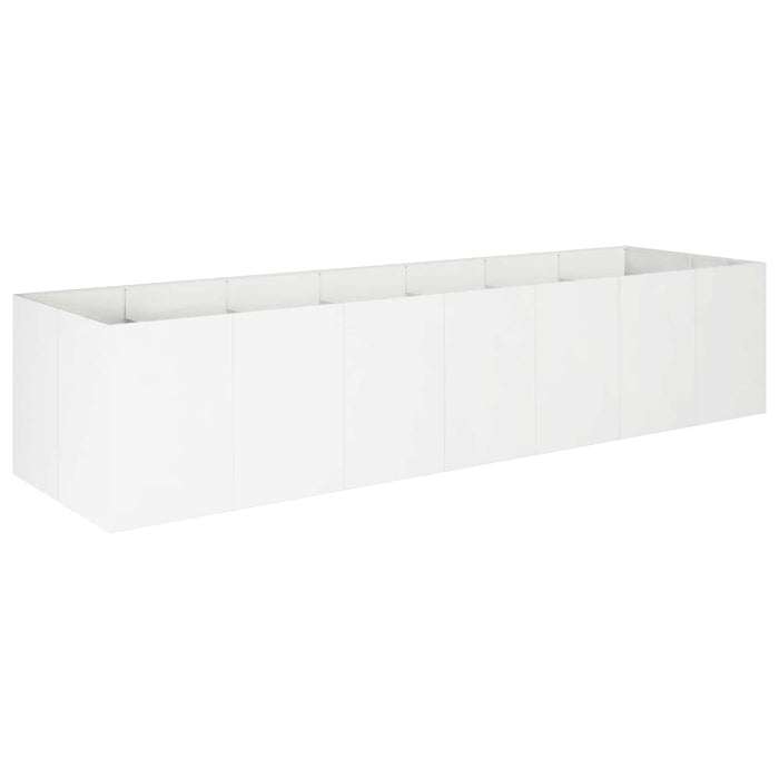 Vază pentru Grădină Alb 280 x 80 x 60 cm Oțel laminat la rece - WALTI WALTI