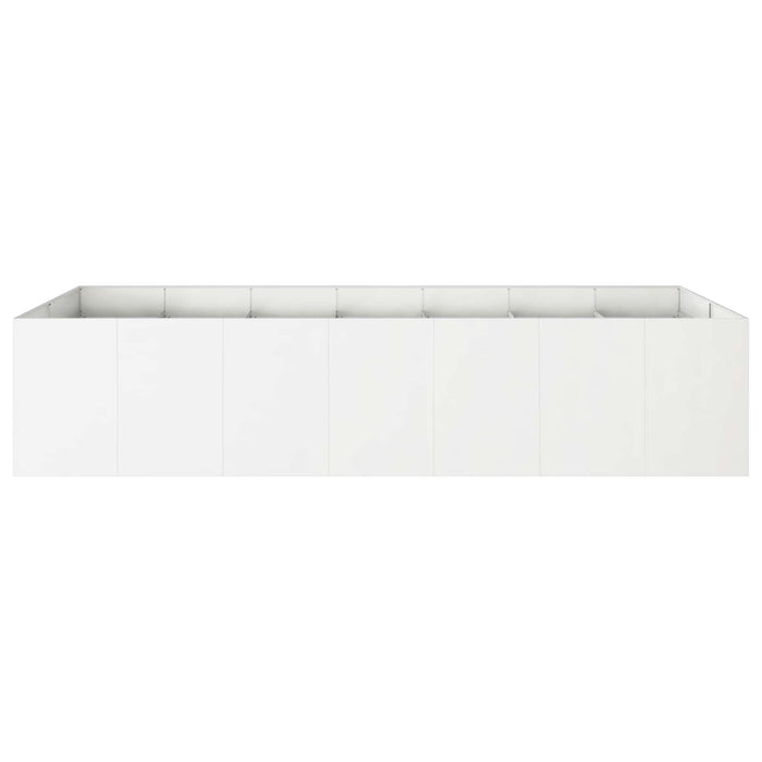Vază pentru Grădină Alb 280 x 80 x 60 cm Oțel laminat la rece - WALTI WALTI