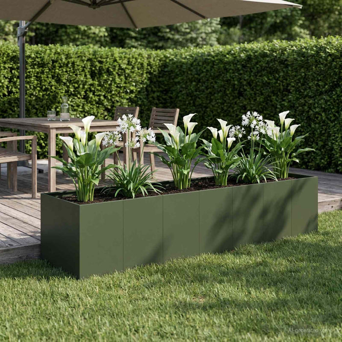 Vază pentru Grădină Verde măsliniu 280 x 80 x 60 cm - WALTI WALTI